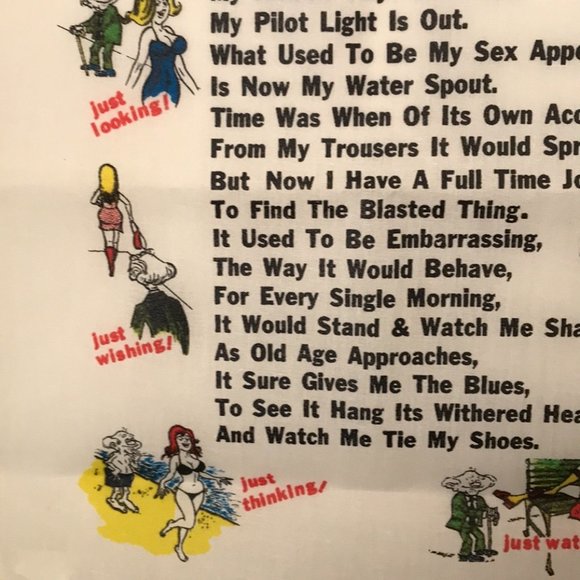 VINTAGE Boxed Retirement Crying Towel - Picture 11 of 16